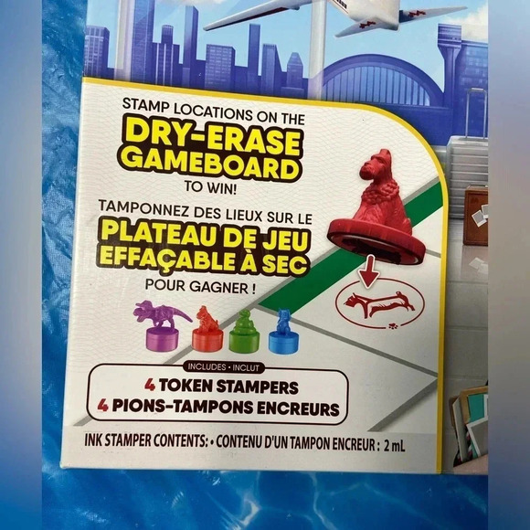 Monopoly - Travel World Tour - Dry Erase  Game Board - BNIB 🎩🐕🎲 - Picture 2 of 8